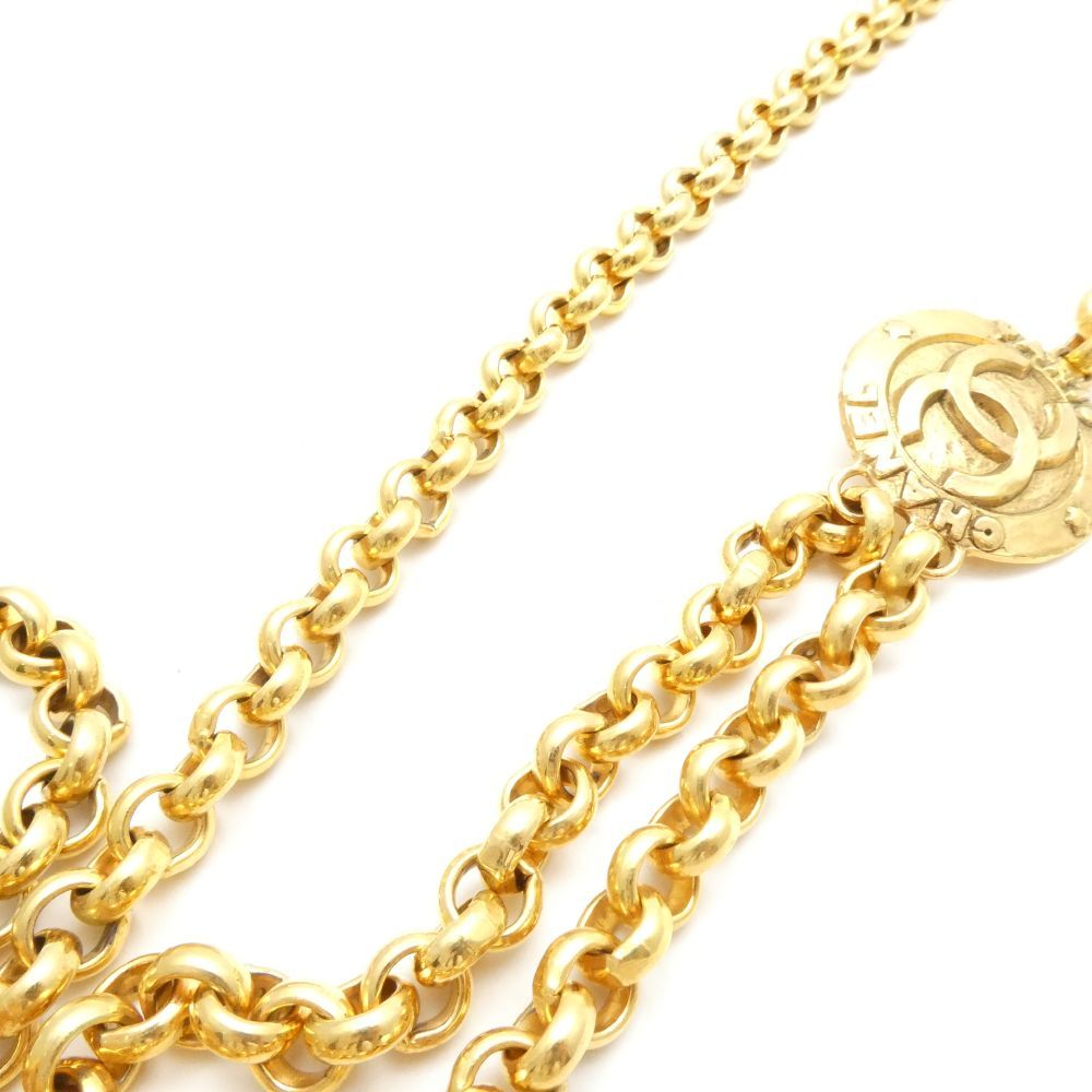 Chanel Chain Belt CC Logo Medal — view 3