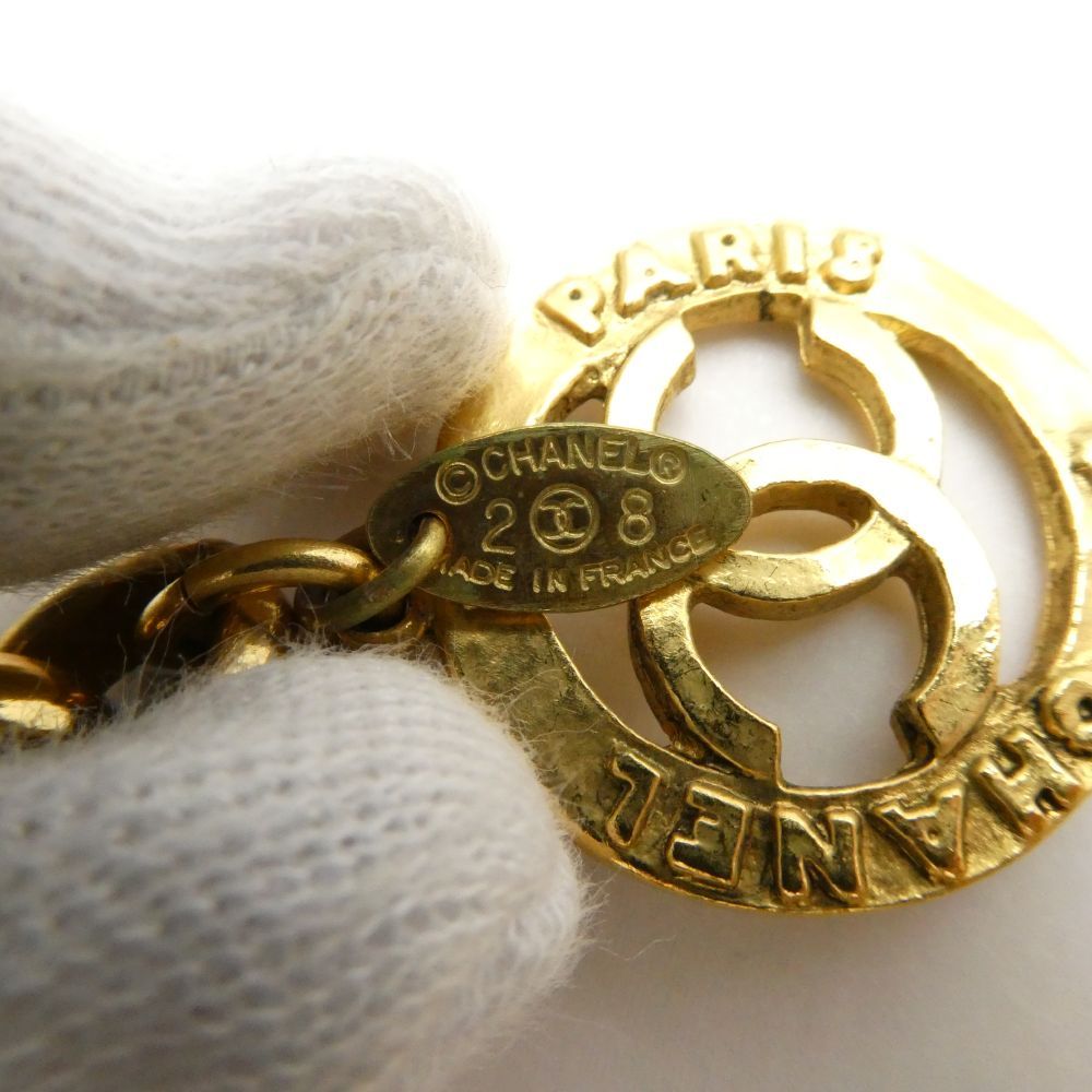 Chanel Chain Belt CC Logo Medal — view 8