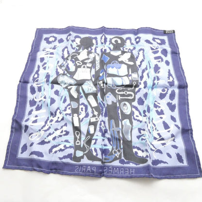 Hermes Carre 45 Monsieur Et Madame Scarf Silk — view 2