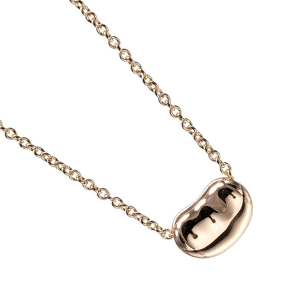 Tiffany & Co Bean 9 Model 18k Pink Gold Necklace