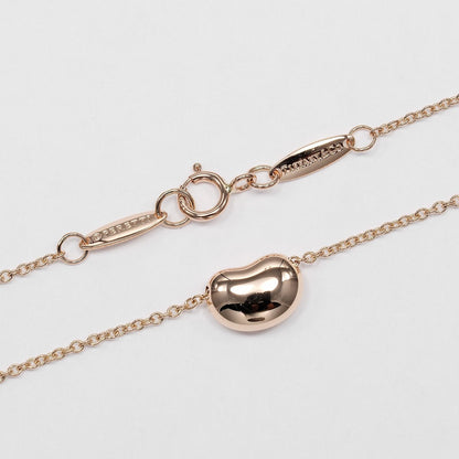 Tiffany & Co Bean 9 Model 18k Pink Gold Necklace — view 4