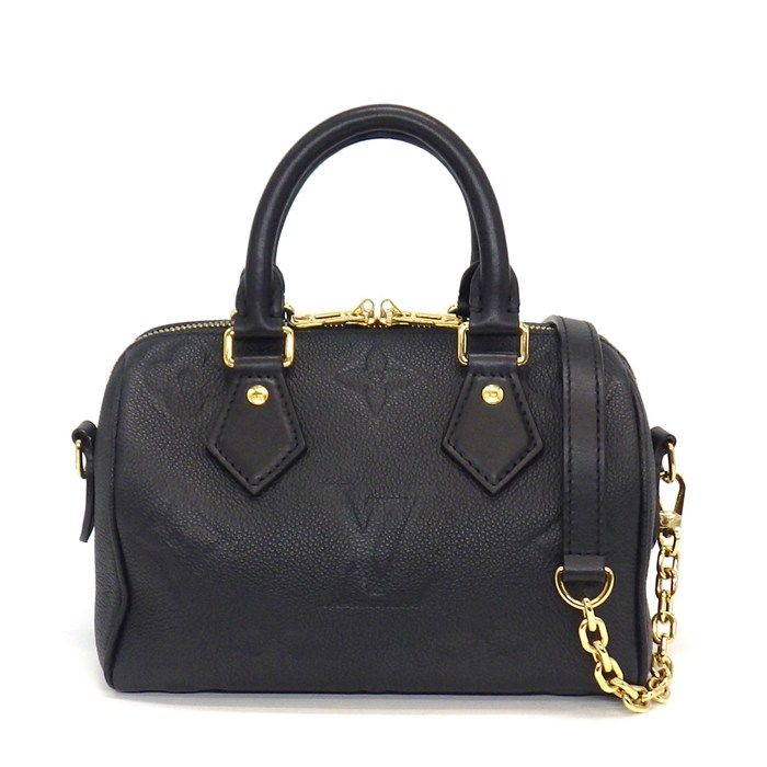 Louis Vuitton Shoulder Bag Speedy Bandouliere 20 Black Monogram Empreinte