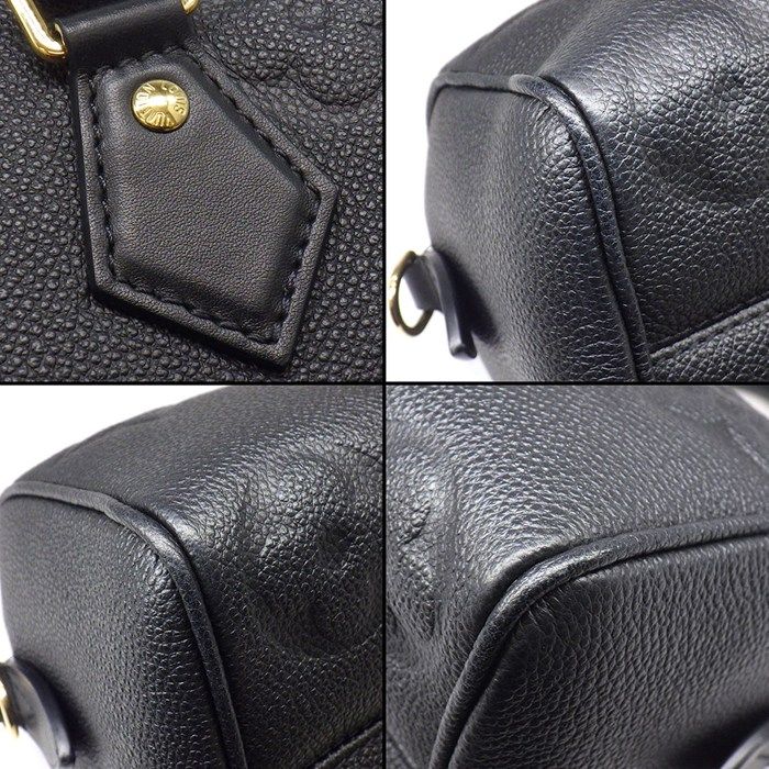 Louis Vuitton Shoulder Bag Speedy Bandouliere 20 Black Monogram Empreinte — view 8