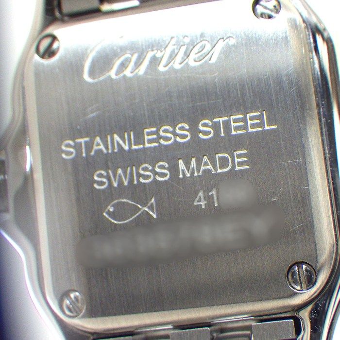 Cartier Watch Panthere Mini Square Silver Dial Roman Index SS Quartz Analog — view 6