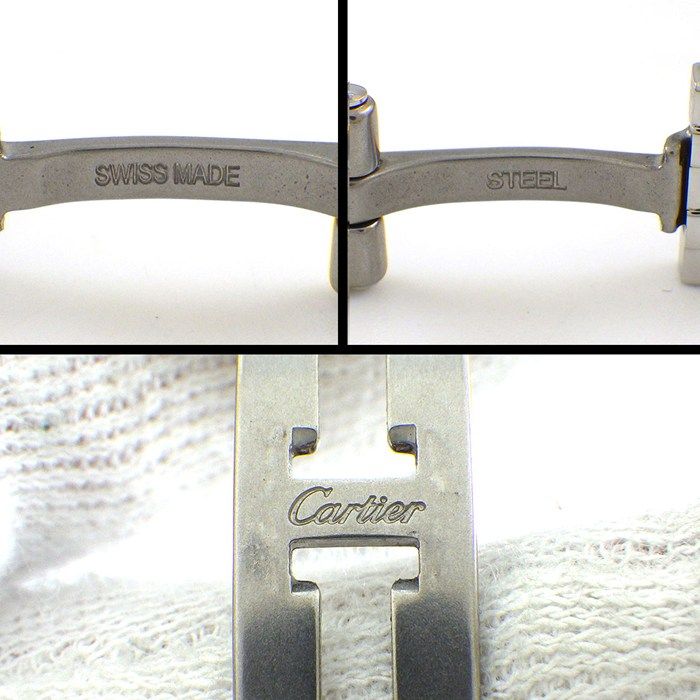 Cartier Watch Panthere Mini Square Silver Dial Roman Index SS Quartz Analog — view 5