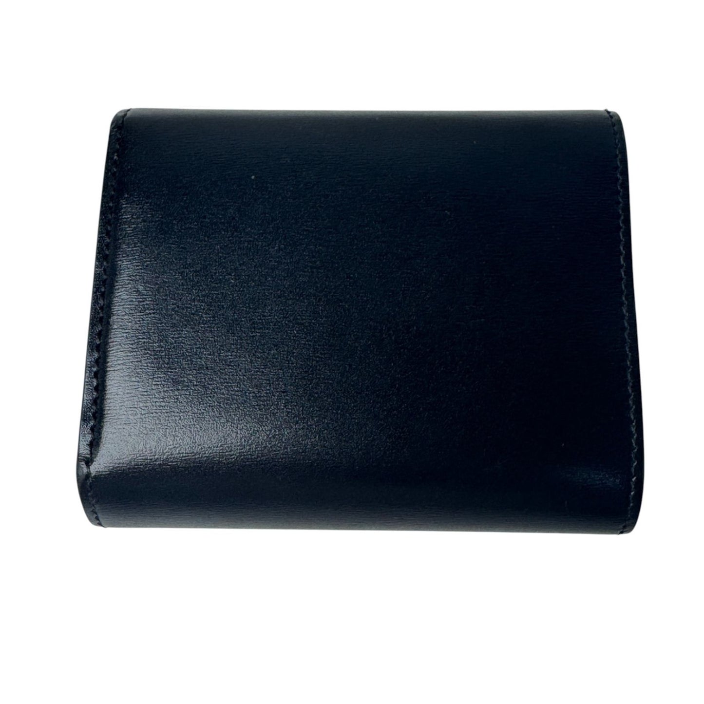 Celine Triomphe Small Flap Wallet Black — view 2