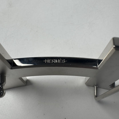 Hermes Constance Belt Black Silver — view 8