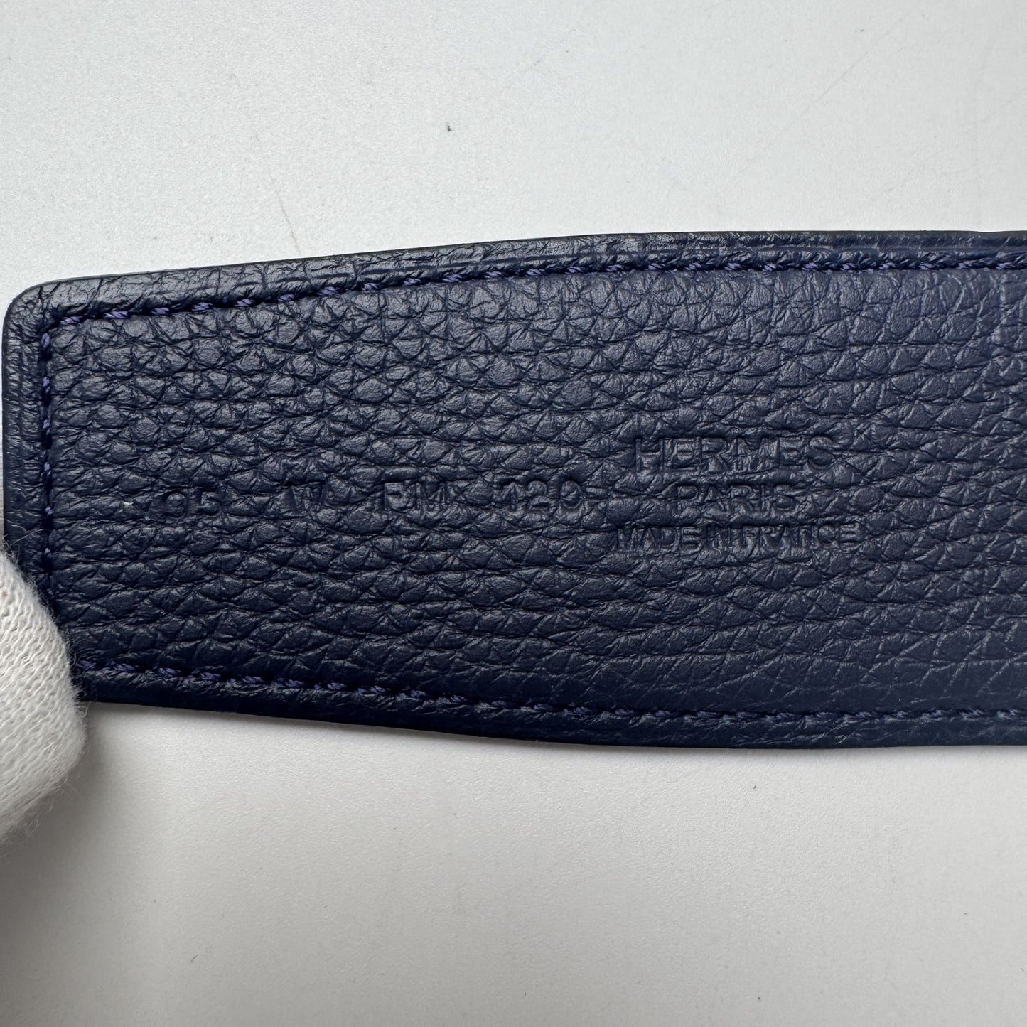 Hermes Constance Belt Black Silver — view 7