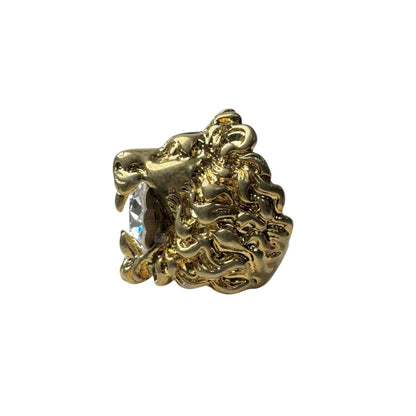 Gucci Lion Head Crystal Ring — view 4