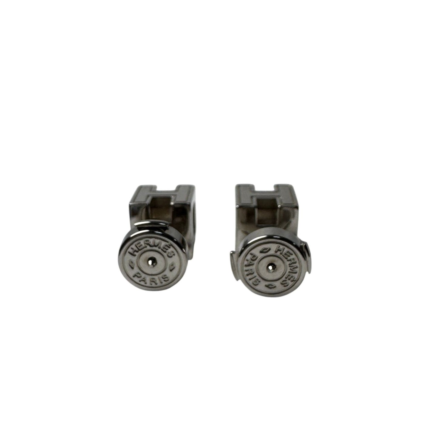Hermes Cage de Ash H Cube Earrings — view 5