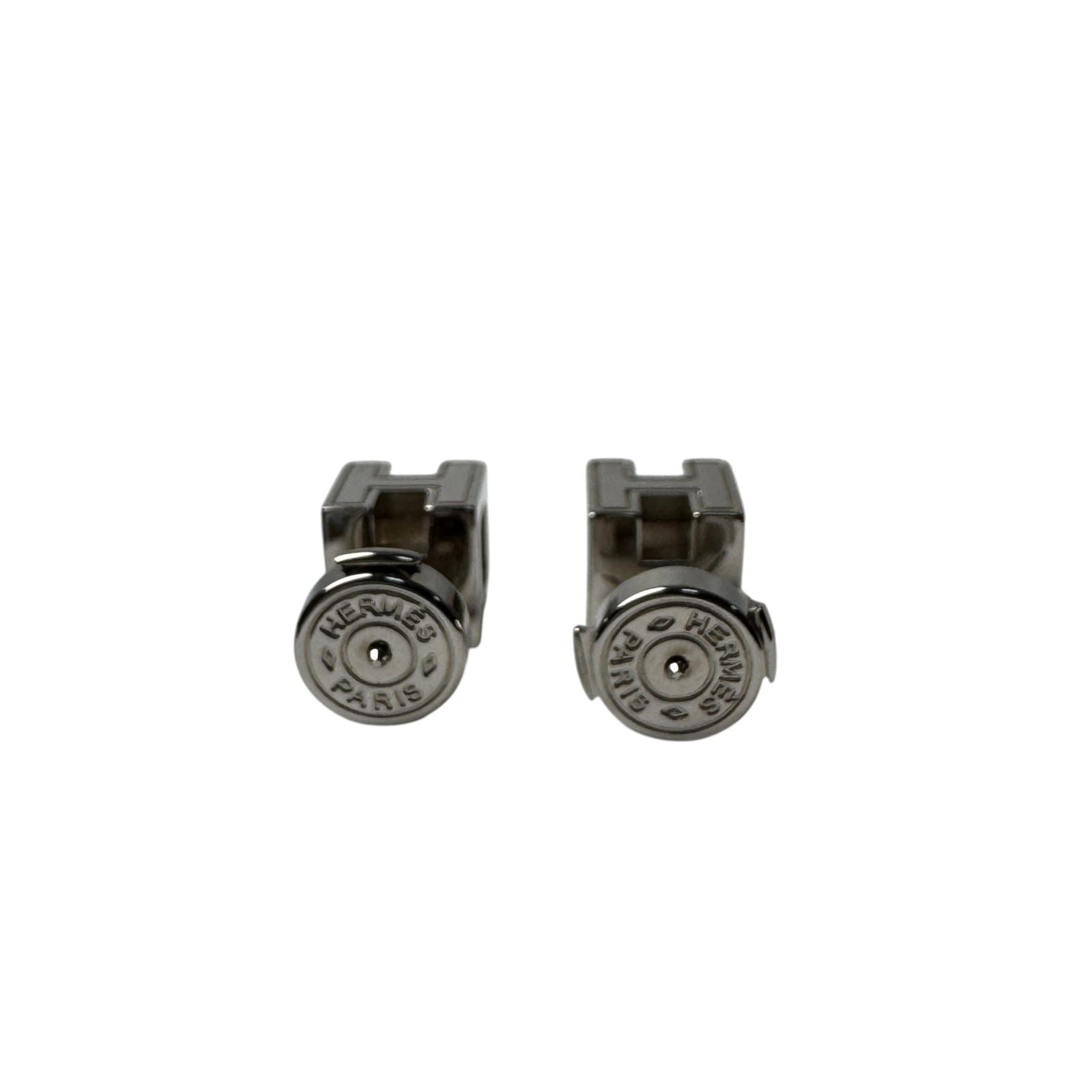 Hermes Cage de Ash H Cube Earrings — view 5