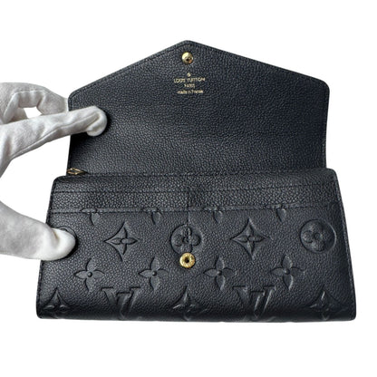Louis Vuitton Empreinte Portefeuille Sarah IC Black Wallet — view 6