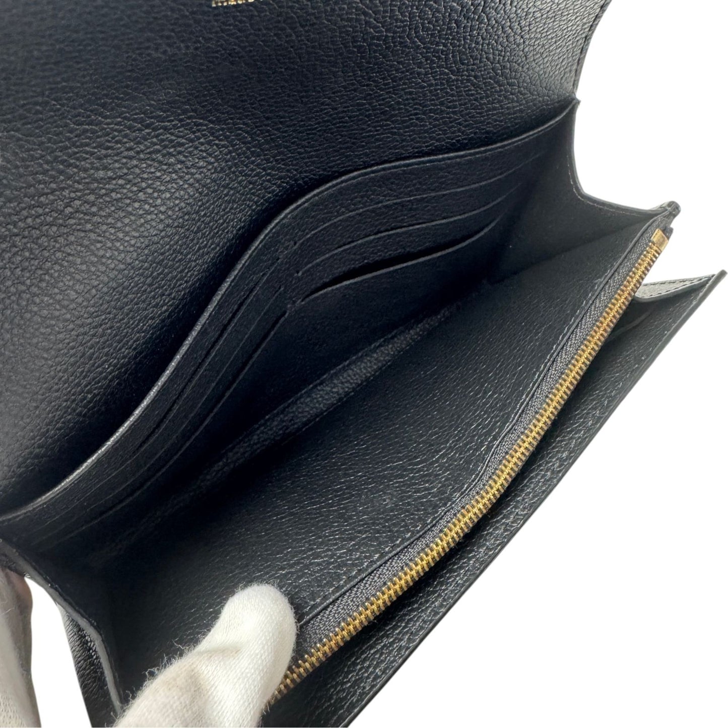 Louis Vuitton Empreinte Portefeuille Sarah IC Black Wallet — view 8