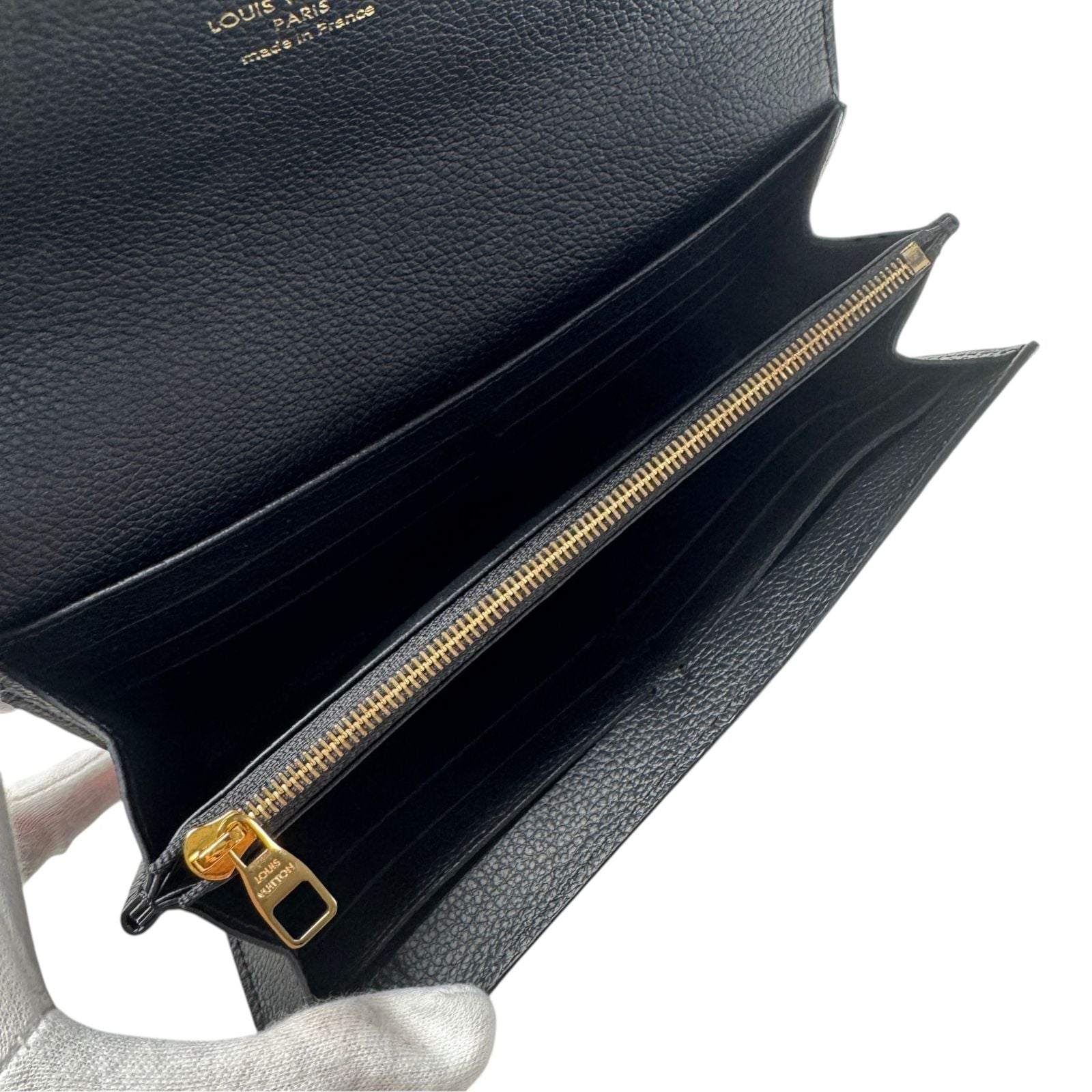 Louis Vuitton Empreinte Portefeuille Sarah IC Black Wallet — view 7
