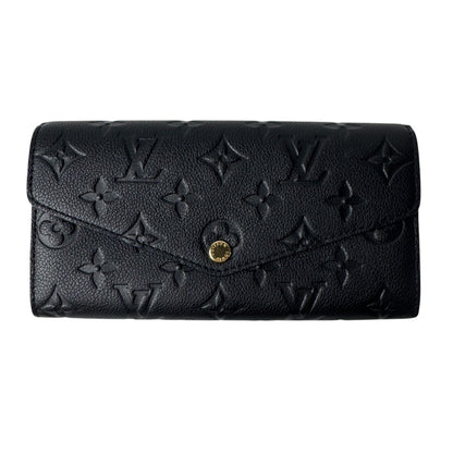 Louis Vuitton Empreinte Portefeuille Sarah IC Black Wallet