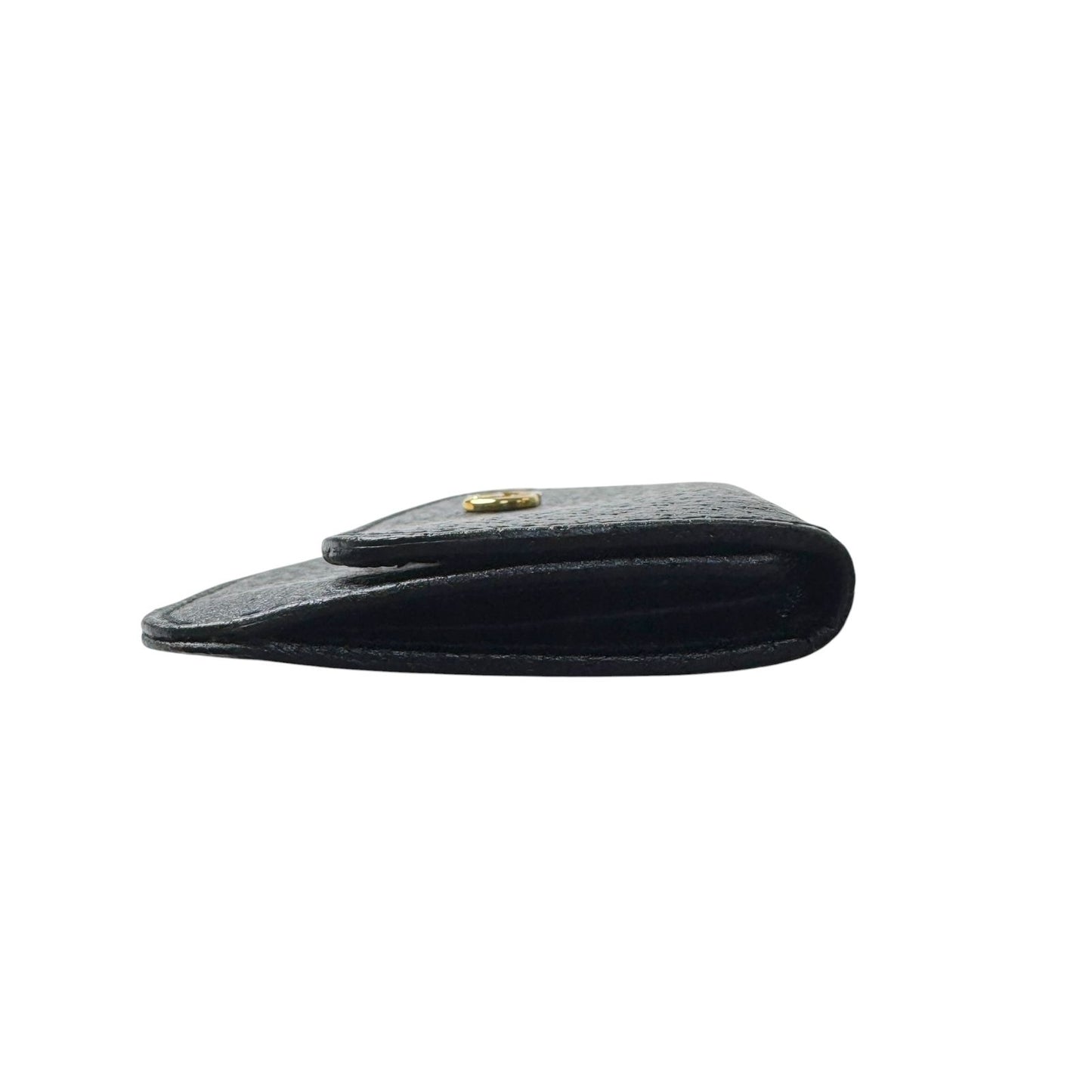 Gucci Vintage GG Marmont Coin Purse Black Leather — view 4