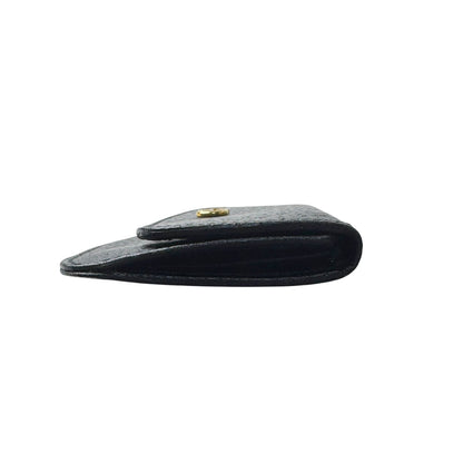 Gucci Vintage GG Marmont Coin Purse Black Leather — view 4