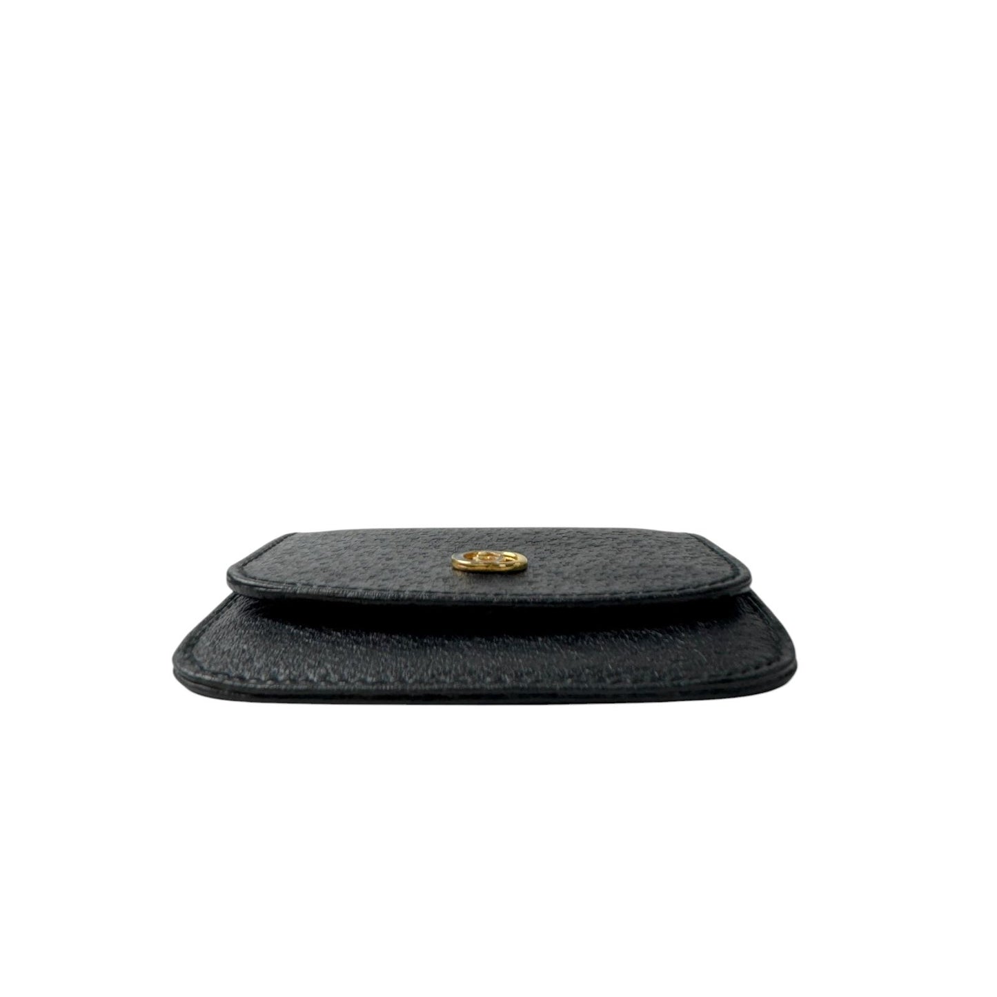 Gucci Vintage GG Marmont Coin Purse Black Leather — view 5