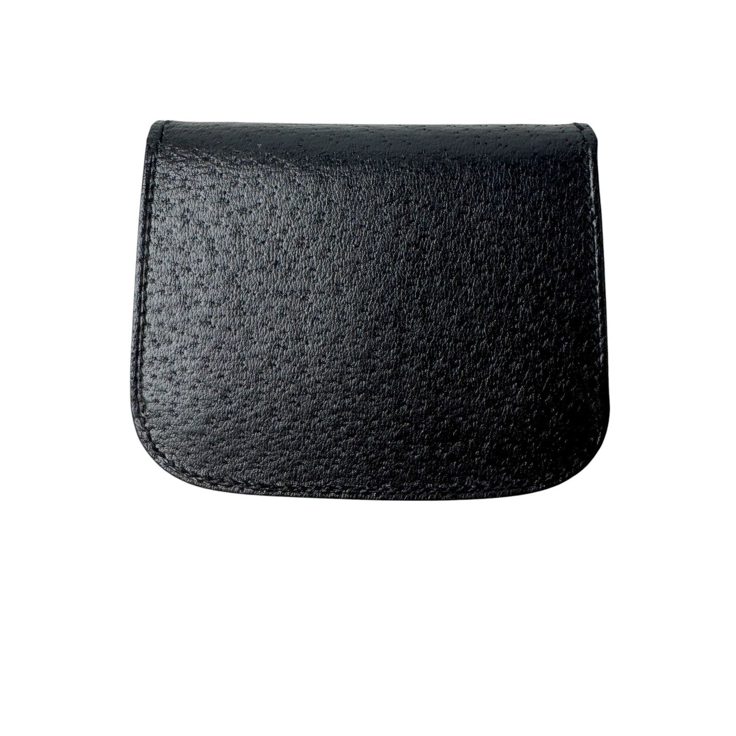 Gucci Vintage GG Marmont Coin Purse Black Leather — view 2