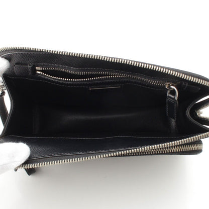 Prada Saffiano Leather Clutch Black — view 6