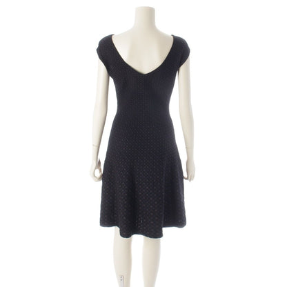 Louis Vuitton 14 SS Silk Nylon All Over Print Square Damier Sleeveless Dress 5 — view 4