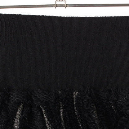 Louis Vuitton Fringe Knit Skirt Nicolas Ghesquiere by Black Moss Green XS — view 3