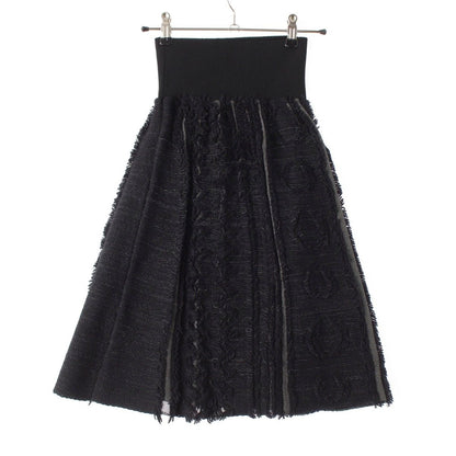 Louis Vuitton Fringe Knit Skirt Nicolas Ghesquiere by Black Moss Green XS — view 2