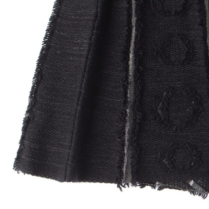 Louis Vuitton Fringe Knit Skirt Nicolas Ghesquiere by Black Moss Green XS — view 4