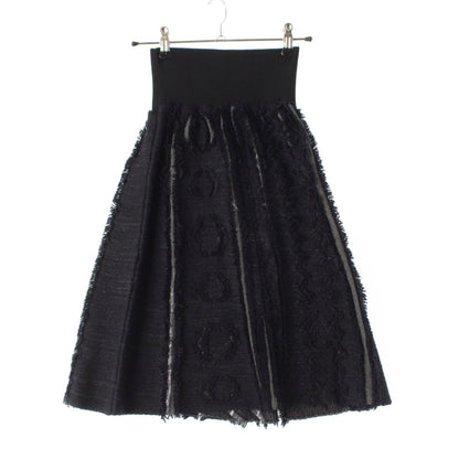 Louis Vuitton Fringe Knit Skirt Nicolas Ghesquiere by Black Moss Green XS