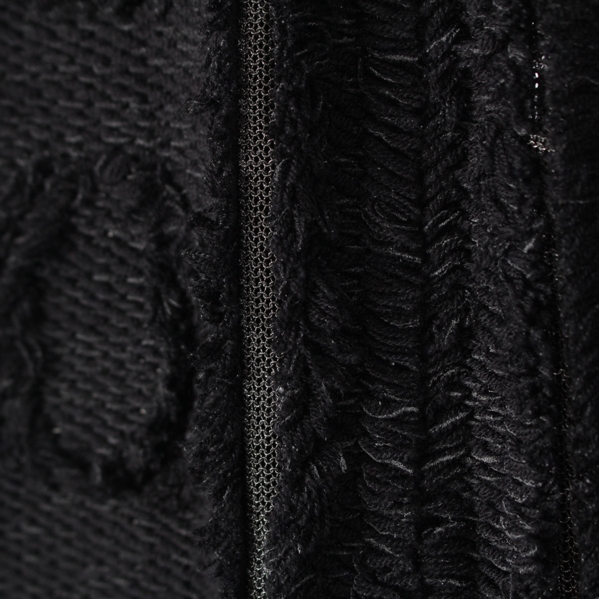 Louis Vuitton Fringe Knit Skirt Nicolas Ghesquiere by Black Moss Green XS — view 6