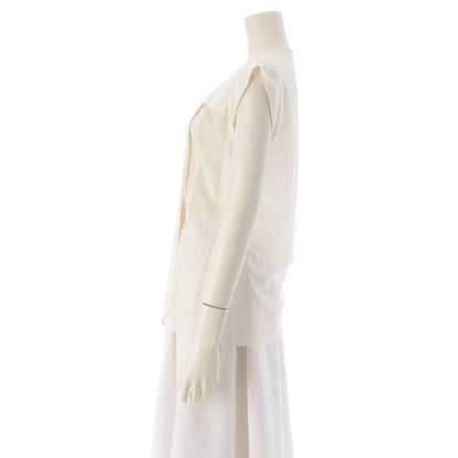 Gucci Silk Sleeveless Blouse Off White 40 — view 3