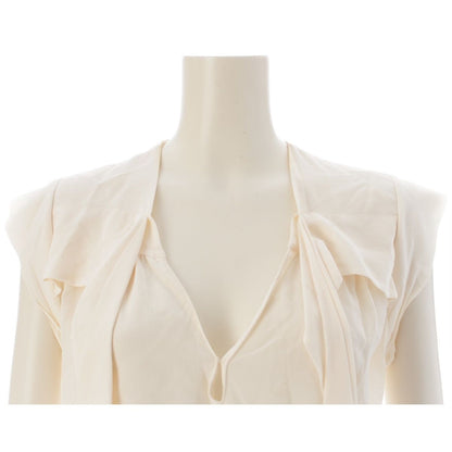 Gucci Silk Sleeveless Blouse Off White 40 — view 5