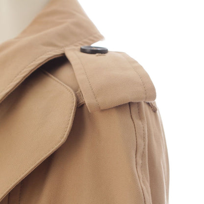 Gucci Cotton Twill Belted Trench Coat Beige 40 — view 6