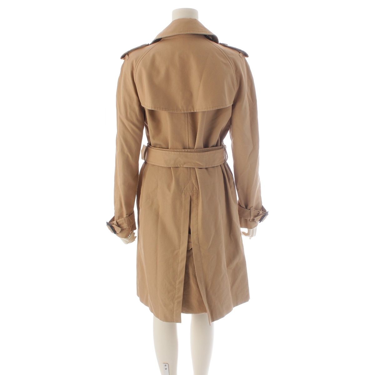 Gucci Cotton Twill Belted Trench Coat Beige 40 — view 4