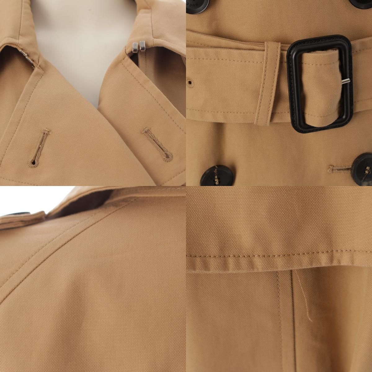 Gucci Cotton Twill Belted Trench Coat Beige 40 — view 8