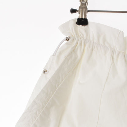 Hermes Cotton Waist Gathered Wide Pants Off White 32 — view 7