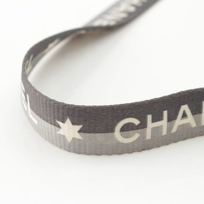 Chanel 01 P Logo Star Neck Strap Gray — view 6
