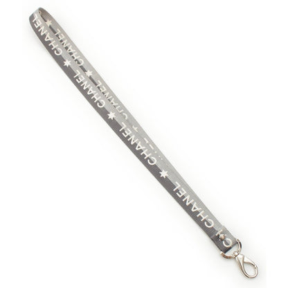 Chanel 01 P Logo Star Neck Strap Gray — view 2