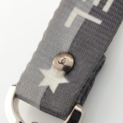 Chanel 01 P Logo Star Neck Strap Gray — view 4