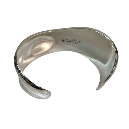 Tiffany & Co Bone Cuff Bangle Elsa Peretti 925 Left Bracelet — view 6