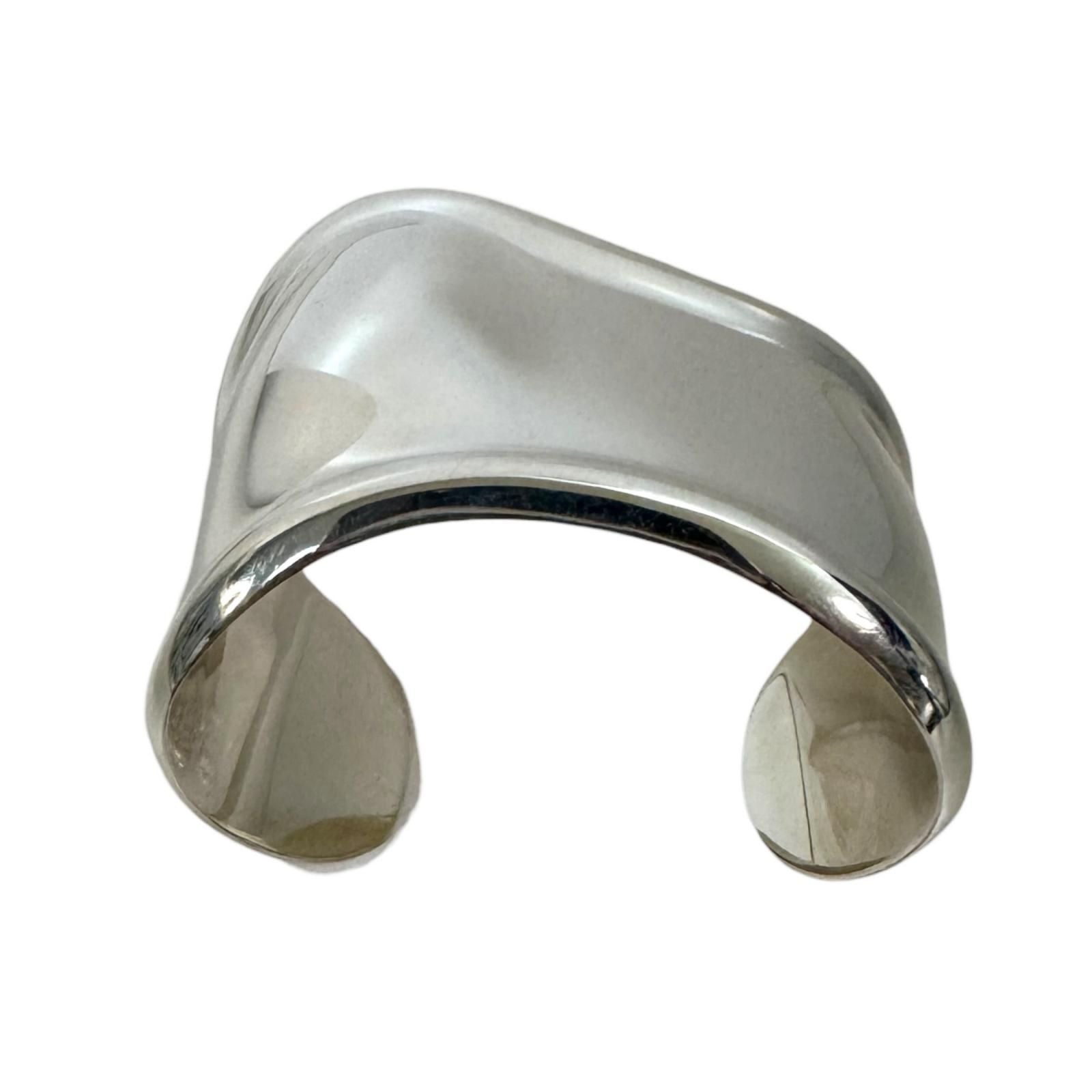Tiffany & Co Bone Cuff Bangle Elsa Peretti 925 Left Bracelet