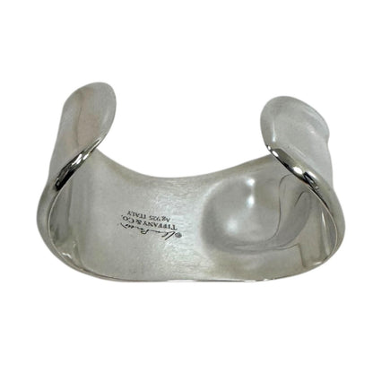 Tiffany & Co Bone Cuff Bangle Elsa Peretti 925 Left Bracelet — view 5