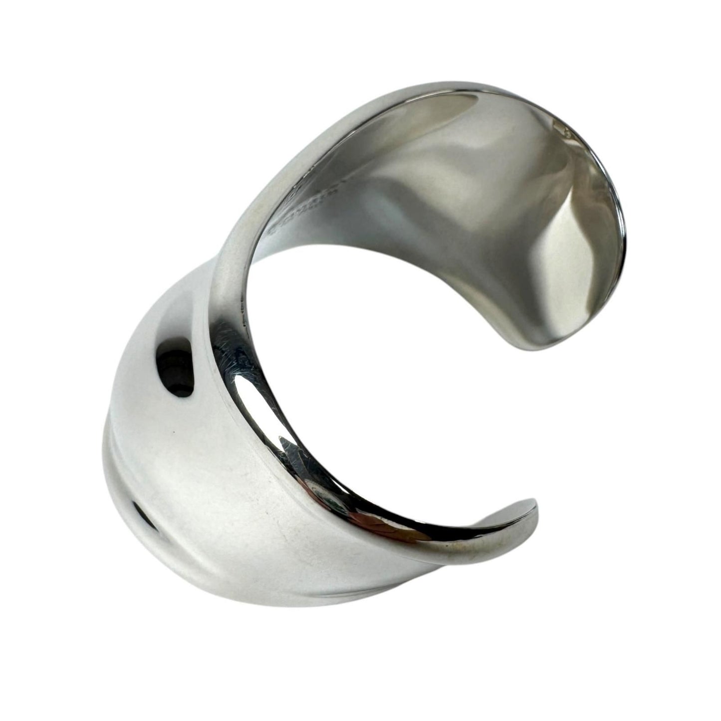 Tiffany & Co Bone Cuff Bangle Elsa Peretti 925 Left Bracelet — view 7