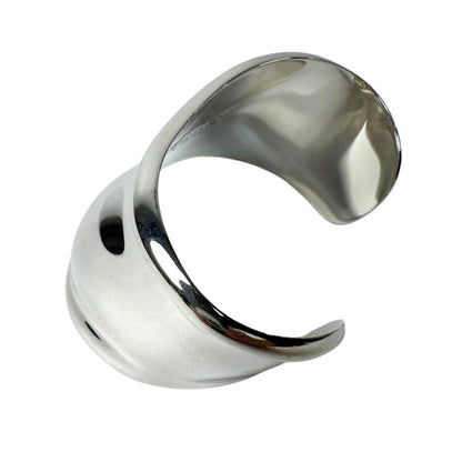 Tiffany & Co Bone Cuff Bangle Elsa Peretti 925 Left Bracelet — view 7