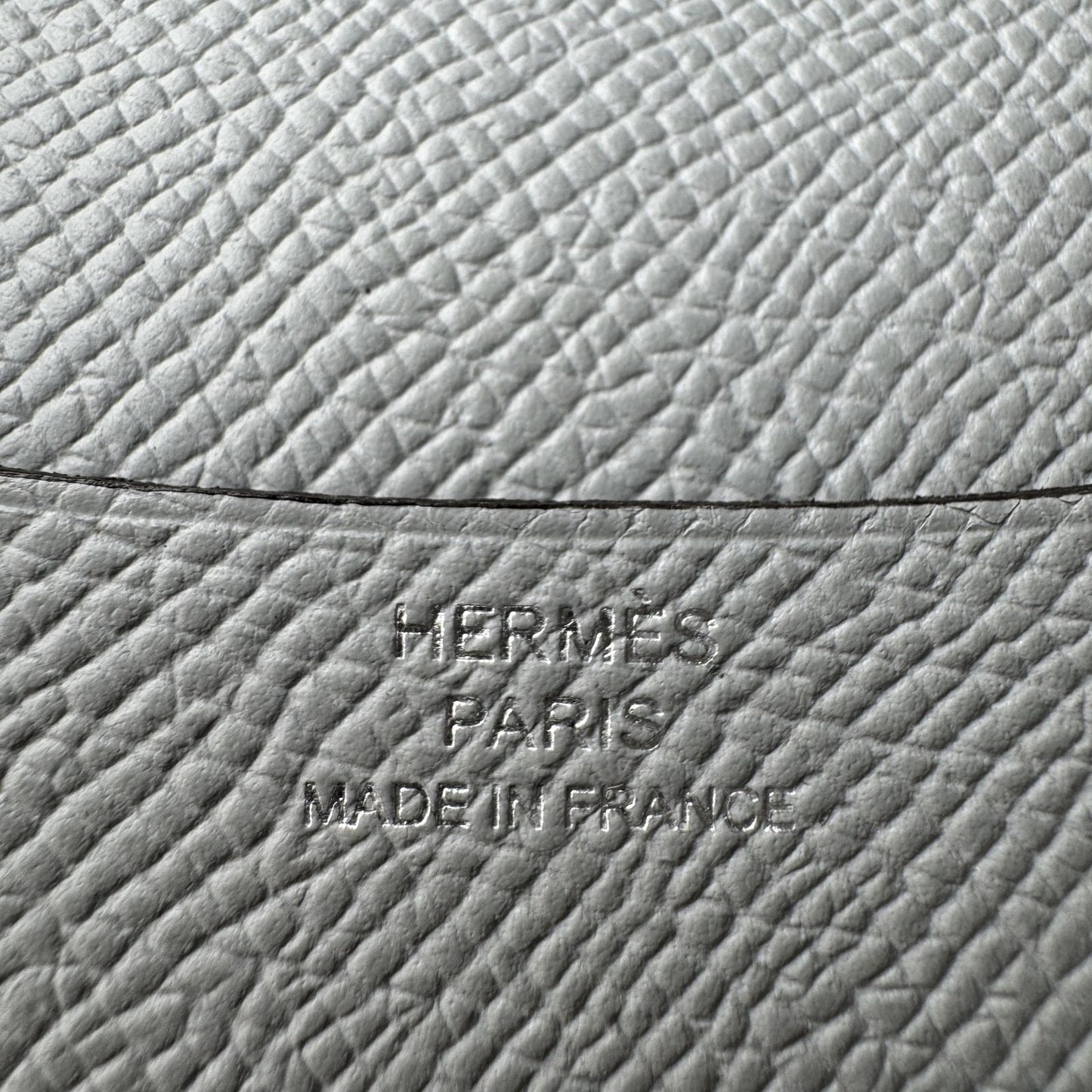 Hermes Agenda GM Notebook Cover Silver Epsom — view 7