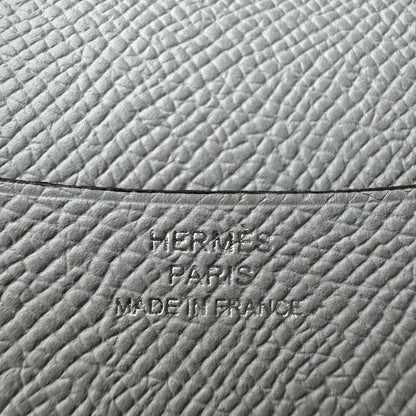 Hermes Agenda GM Notebook Cover Silver Epsom — view 7