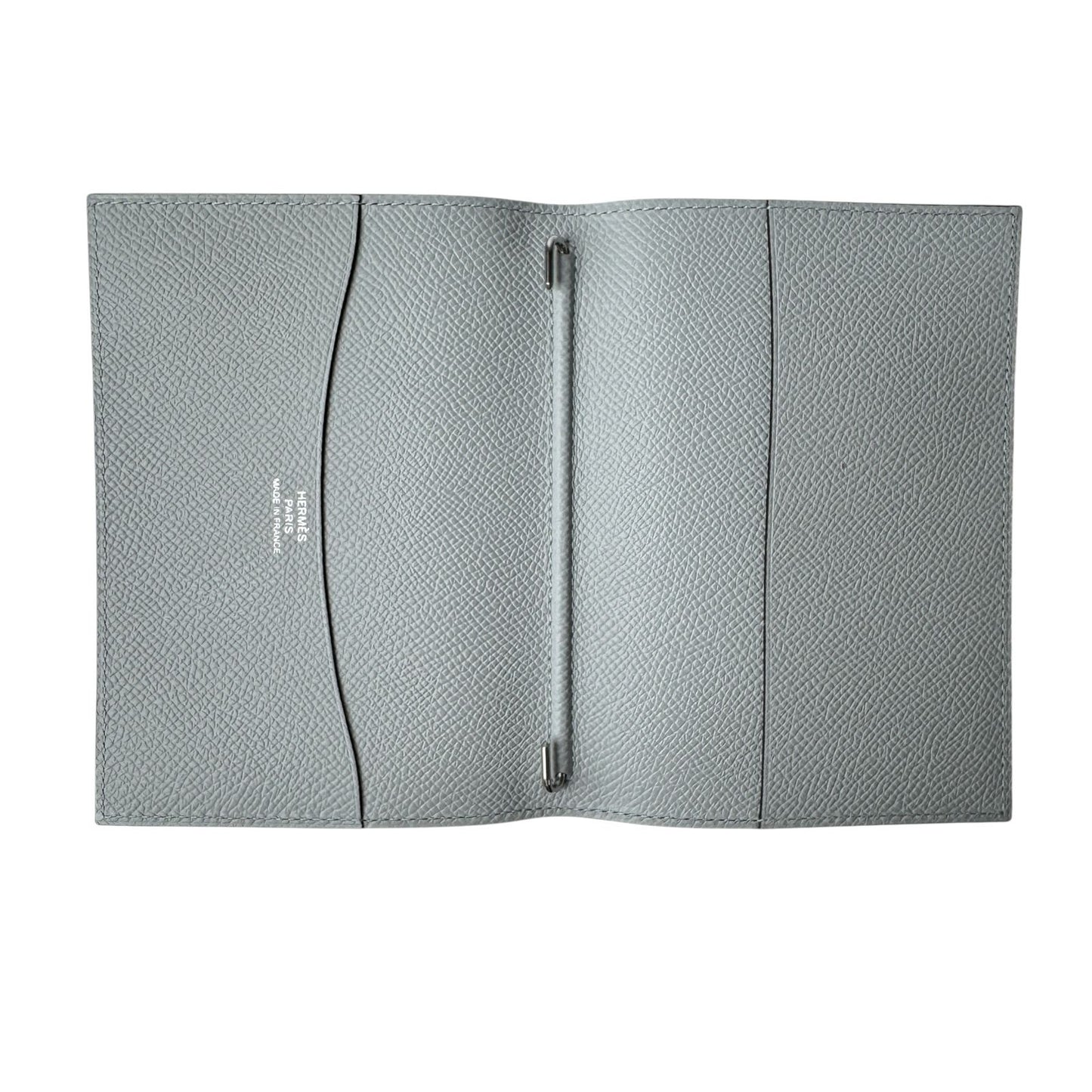 Hermes Agenda GM Notebook Cover Silver Epsom — view 6