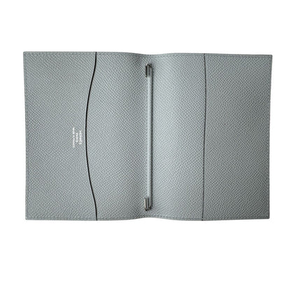 Hermes Agenda GM Notebook Cover Silver Epsom — view 6