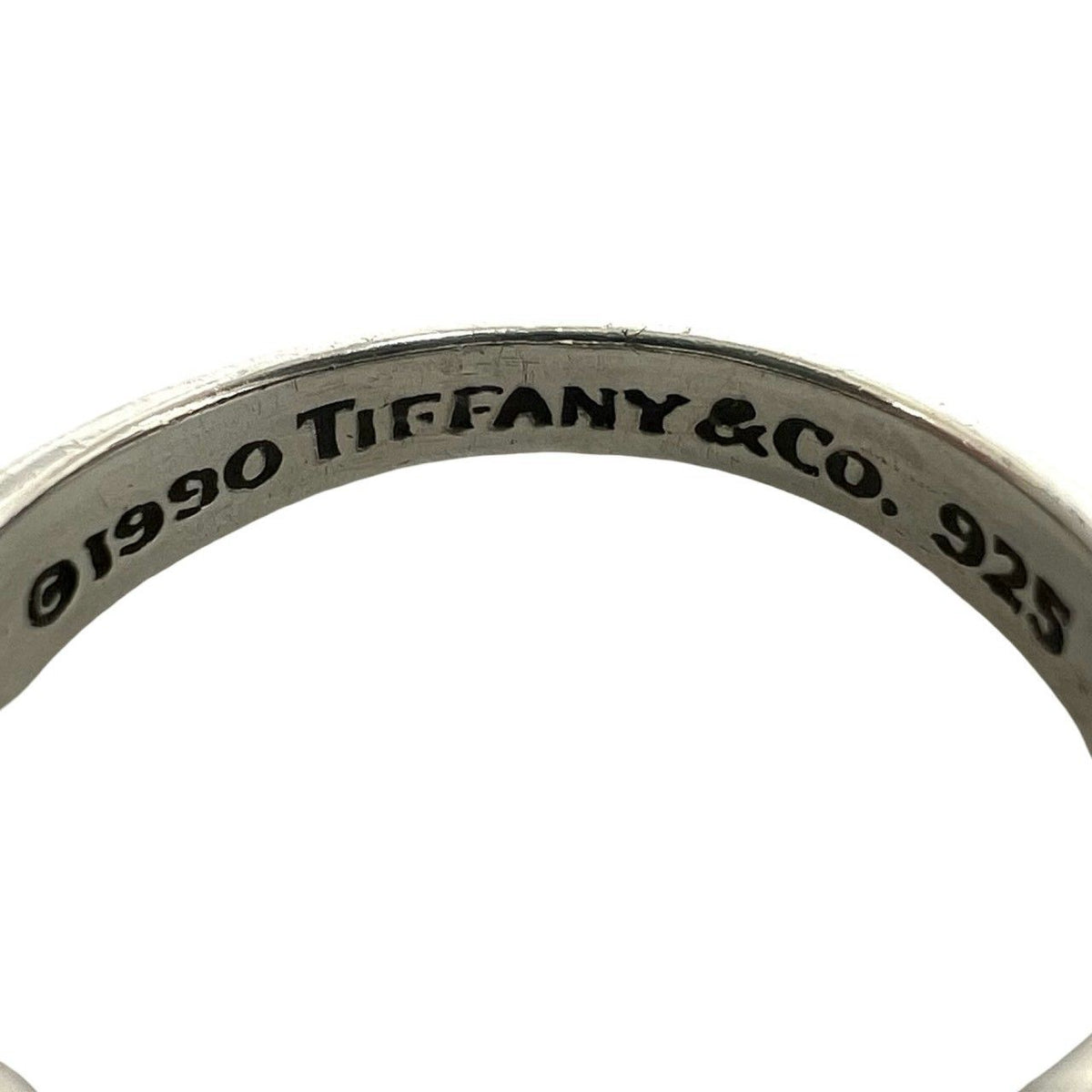 Tiffany & Co Vintage Signature Ring 925 Sterling Silver — view 3