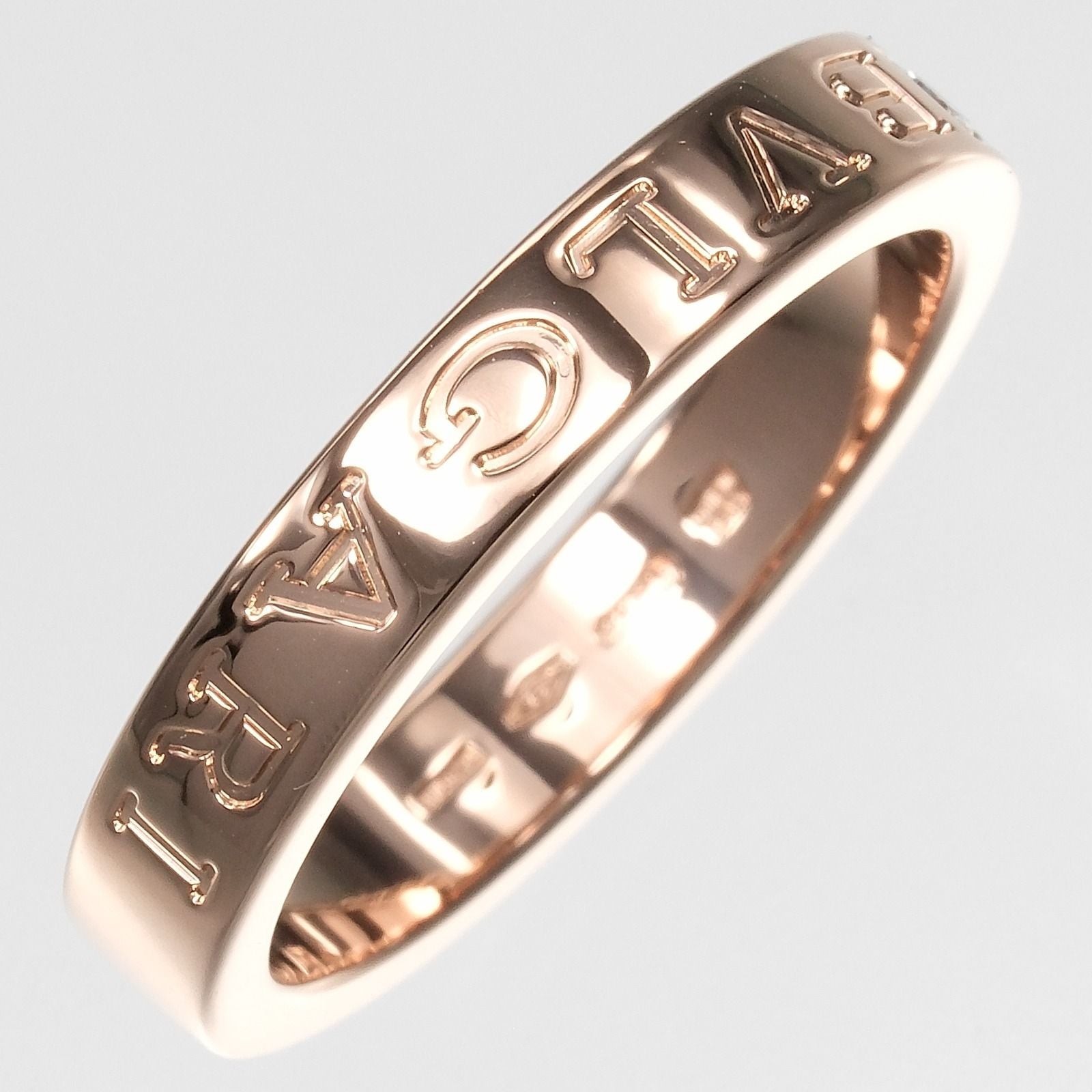 Bvlgari B.zero1 Essential XYZB.zero18K Pink Gold Diamond Ring — view 6